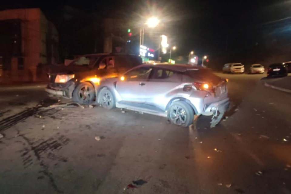 Одна из аварий с пьяным водителем во Владивостоке.