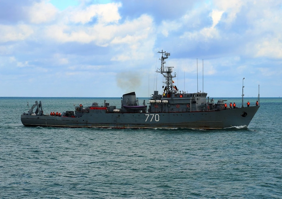 Морской тральщик Черноморского флота России «Валентин Пикуль». Фото: kchf.ru