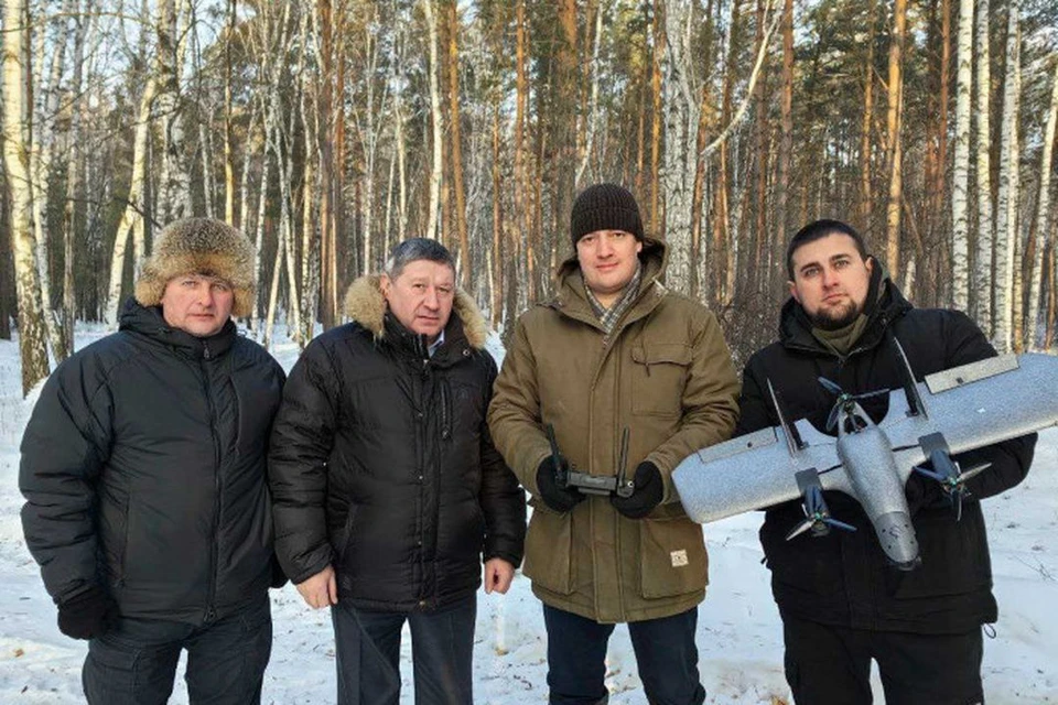 В Новосибирской области ищут черных лесорубов при помощи БПЛА. Фото: минприроды Новосибирской области