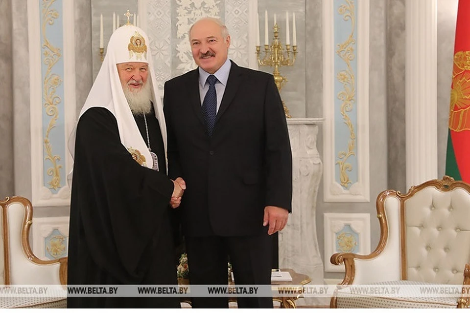 Лукашенко поздравил Патриарха Московского и всея Руси Кирилла. Фото: архив БелТА.