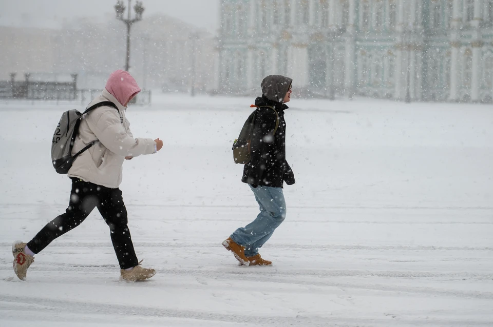Сильный ветер ожидается в Петербурге.