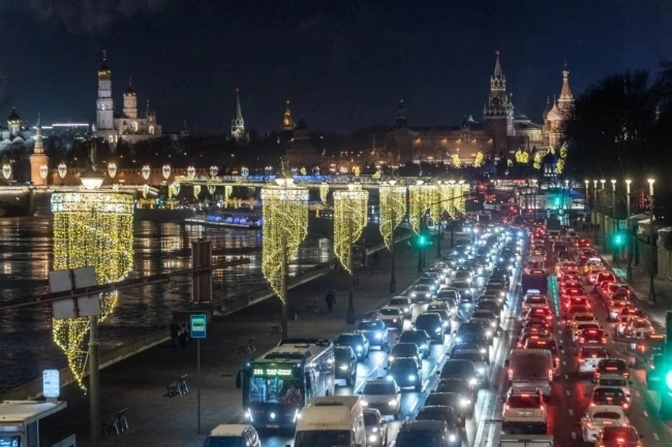 В Москве местами возможны пробки