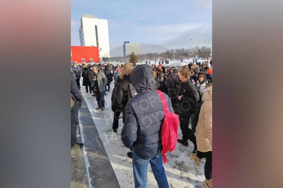 Автомеханический техникум эвакуировали в Нижнем Новгороде 8 февраля. Фото: телеграм-канал «Мой Нижний Новгород».