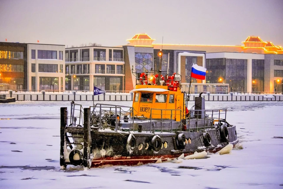 Главная задача ледоколов — обеспечить свободное движение судов зимой. Фото: телеграм-канал Сергея Собянина