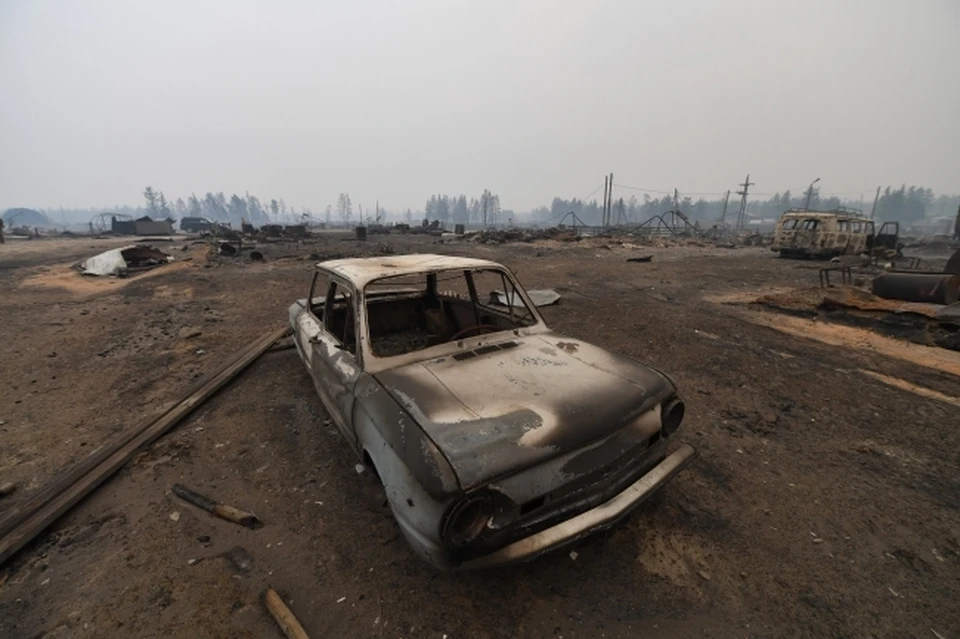 В Биробиджане ищут хозяина сгоревшего автомобиля