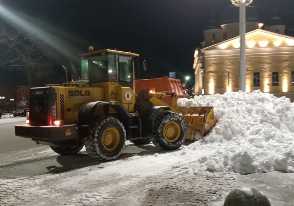 3 тысячи кубометров снега вывезли из Тулы за прошедшие сутки