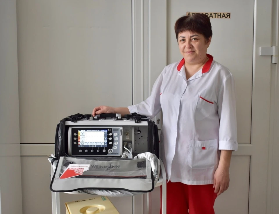 В ярковской больнице №24 появился аппарат искусственной вентиляции легких