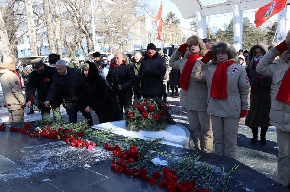 В Хабаровске почтили память дальневосточников, погибших в вооруженных конфликтах Фото: Пресс-служба Восточного военного округа