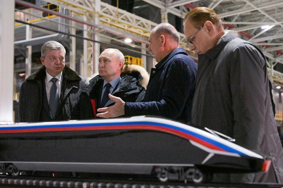 Минтранс РФ: поезда на ВСМ Москва-Петербург будут ходить раз в 10-15 минут Фото: Алексей Никольский/POOL/ТАСС