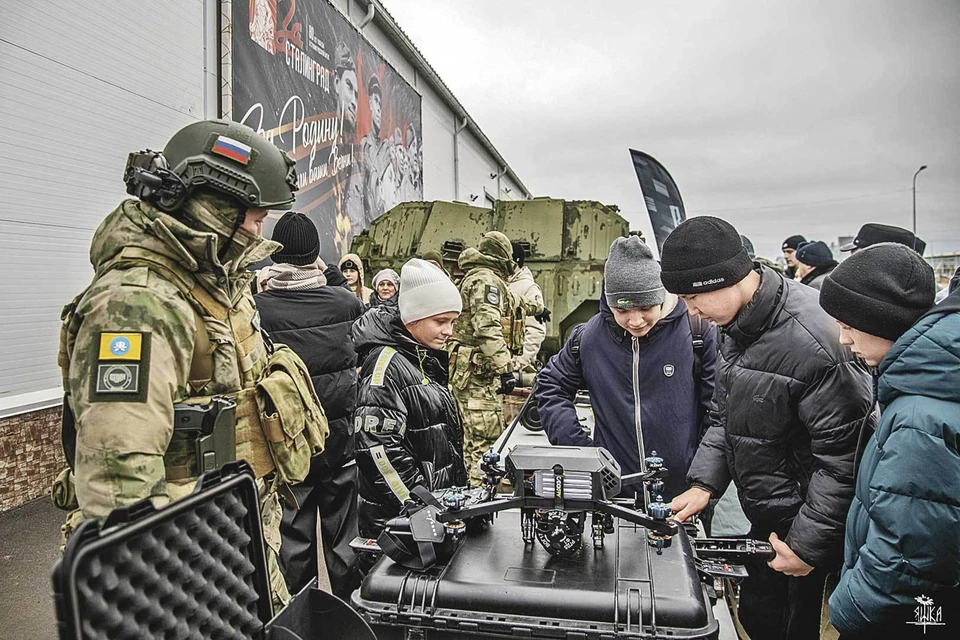 А вот так в «Воине» проводят урок истории под открытым небом.