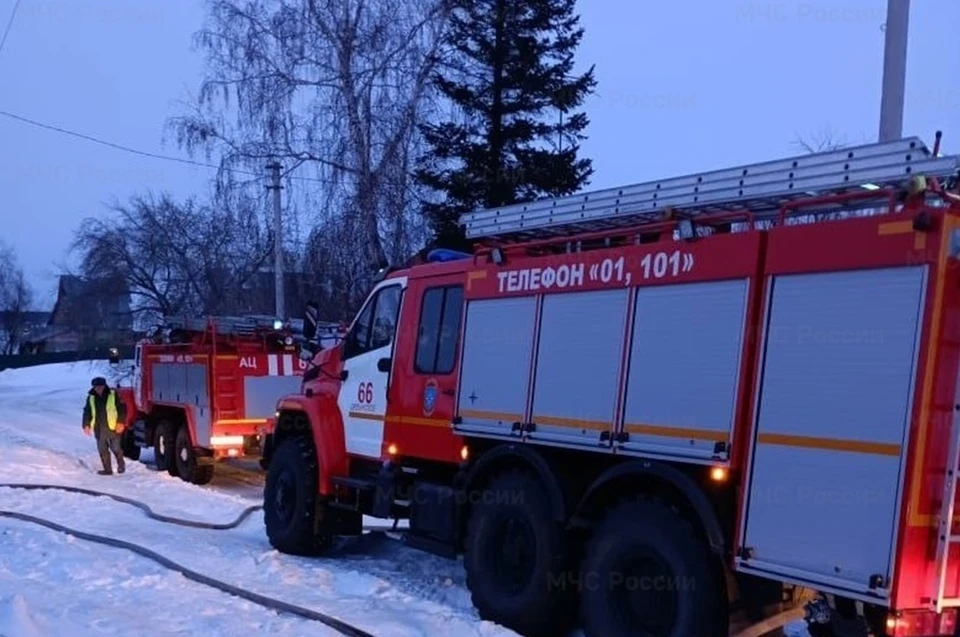В Новосибирской области за неделю погибли 5 человек на пожарах. Фото: ГУ МЧС по НСО