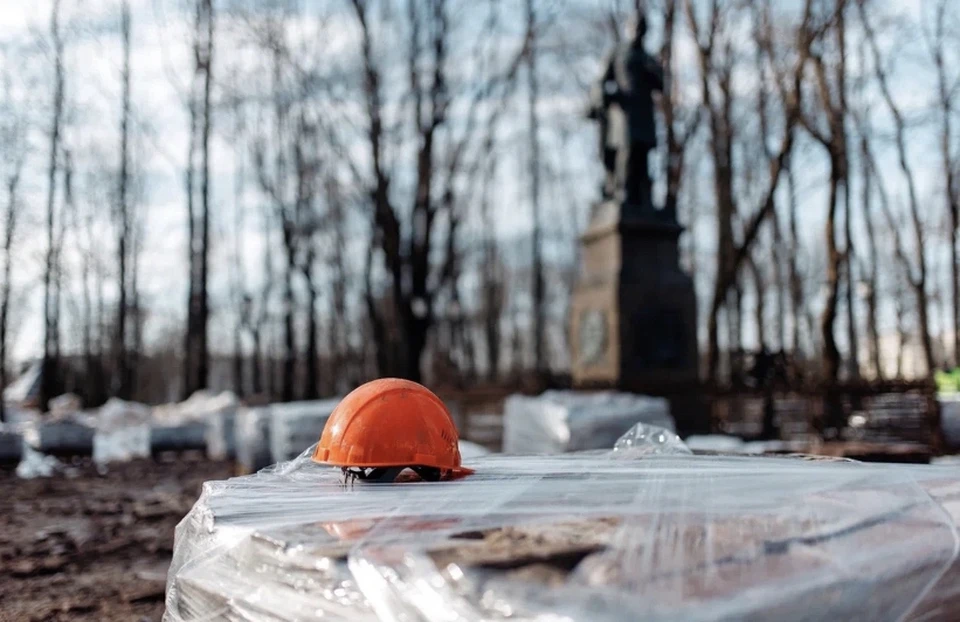 Смолянам рассказали о ремонте в саду Блонье в Смоленске Фото: Александр Новиков ВК.
