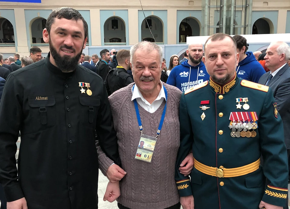 Магомед Даудов, Александр Гамов и Апти Алаудинов.