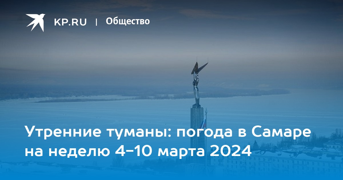 Погода в самаре на неделю 2024