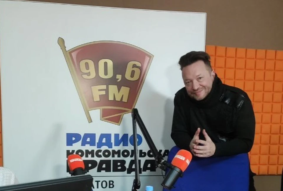 Владимир Глазунов на радио "Комсомольская правда" в Саратове