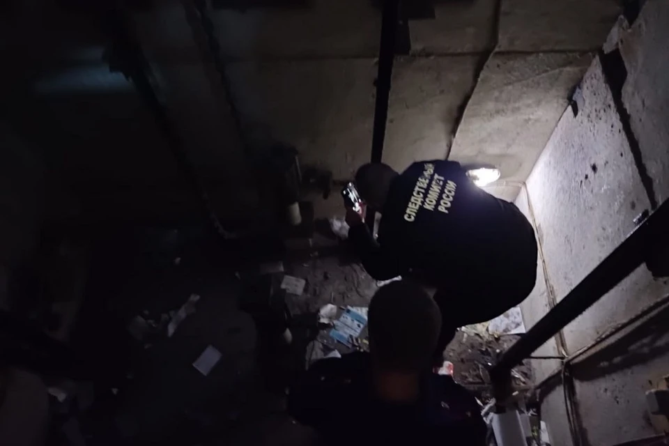 Возможной причиной падения лифта в многоэтажке в Шушарах мог стать технический недосмотр. Фото: ГСУ СК России по Петербургу.