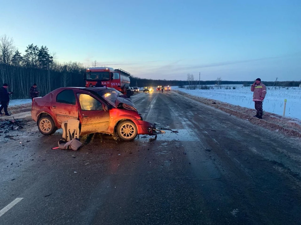 Водители погибли на месте аварии