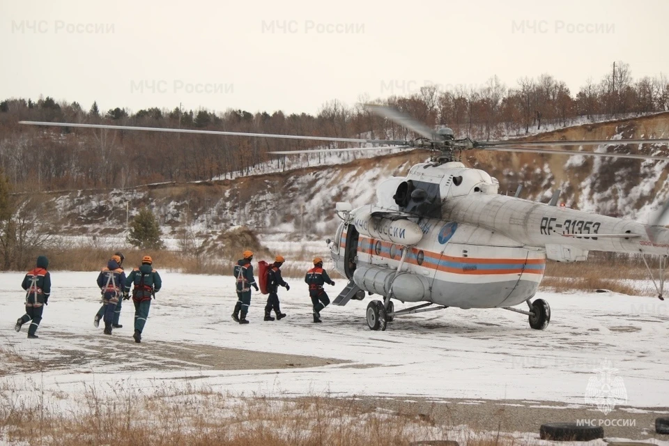 Из Хабаровского края направлены спасатели со специальным оборудованием. Фото: МЧС России