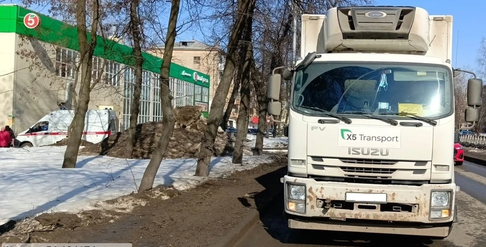 Наезд грузовика Isuzu на 83-летнюю горожанку произошел на улице Черновицкой 16 марта.