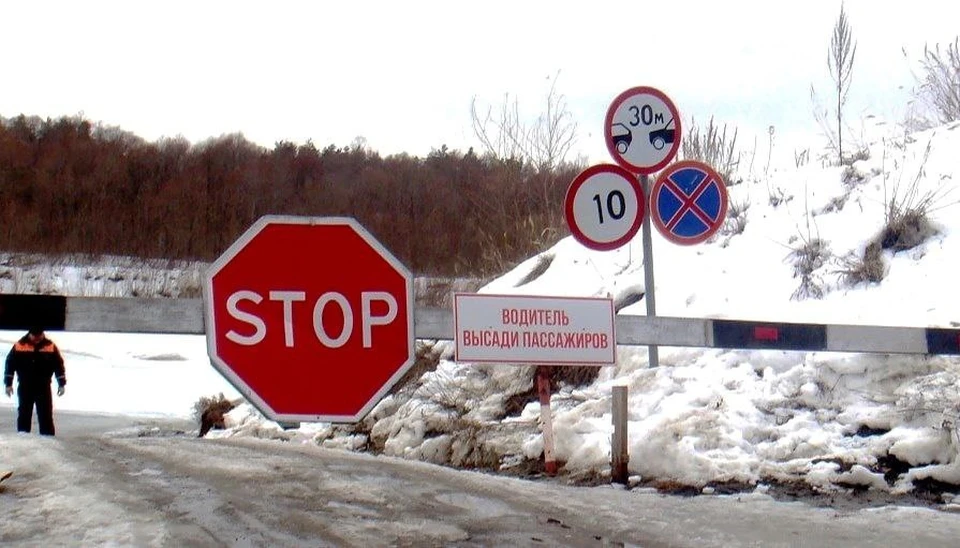 Ледовая переправа через Суру закрылась в Нижегородской области.