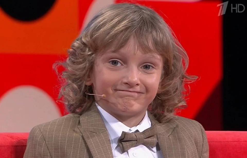 6-летний севастополец Коля Краснов в шоу "Лучше всех". Скриншот из видео Первый канал.