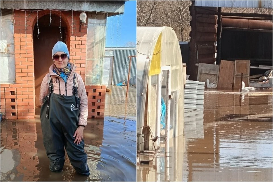 4 апреля семья Макаровых встретила в резиновых рыбацких сапогах / Фото: vk.com/valentina.makarovamk