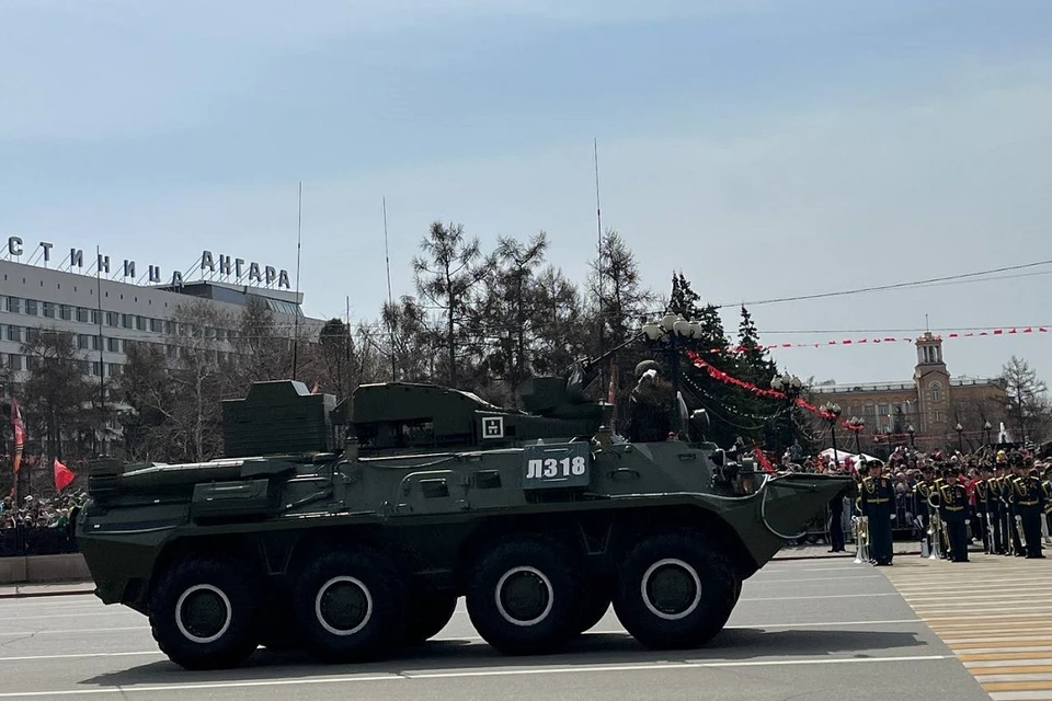 Военная техника и участники парада Победы 2024 года в Иркутске вновь пройдут по улицам города 9 мая