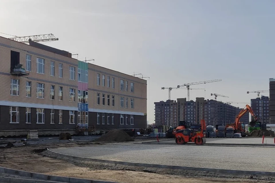 Школу на 1550 мест по улице Брусилова в Краснодаре откроют 1 сентября Фото: пресс-служба городской администрации