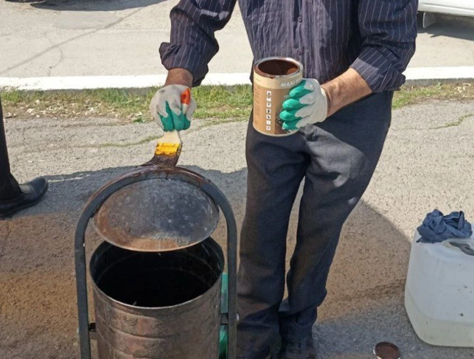 В Ростове-на-Дону прошла уборка остановочных пунктов. Фото: администрация Ростова-на-Дону