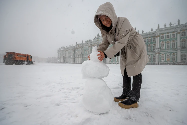 Желтый уровень опасности объявили в Петербурге 19 и 20 апреля из-за метели