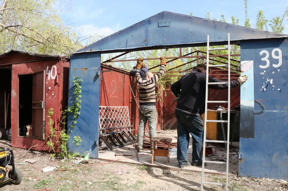 23 частных гаража вывезла мэрия из Торгового городка