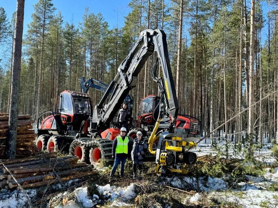 Лесозаготовительная техника КАМАЗ проходит полевые испытания на площадке российского лесопромышленного холдинга Segezha Group. Фото: Segezha Group