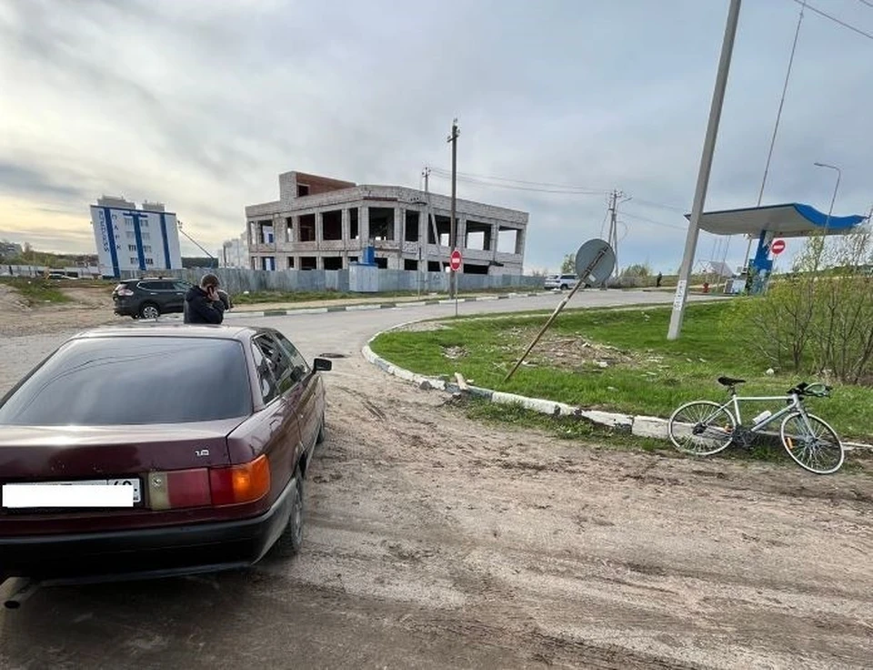 В Калуге 18-летний водитель «Ауди» сбил велосипедиста