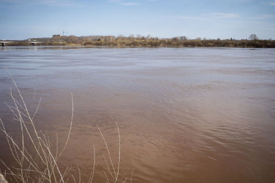 Прирост уровня воды в Вятке за сутки составил 13 см. Фото: киров.рф