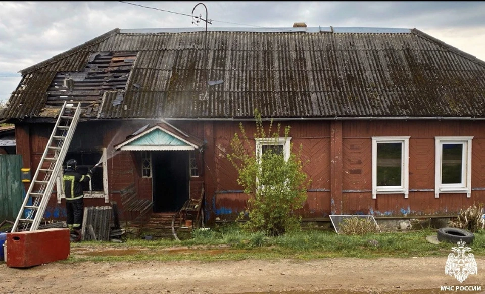 Мужчина погиб в пожаре в Рославле Фото: ГУ МЧС России по Смоленской области