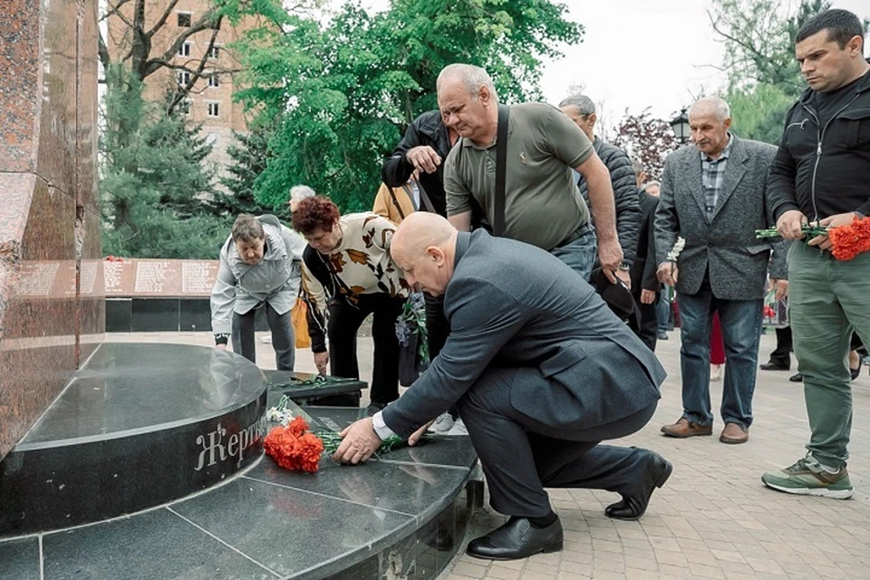 В Мариуполе почтили память жертв Чернобыльской катастрофы. Фото: Моргун/ТГ