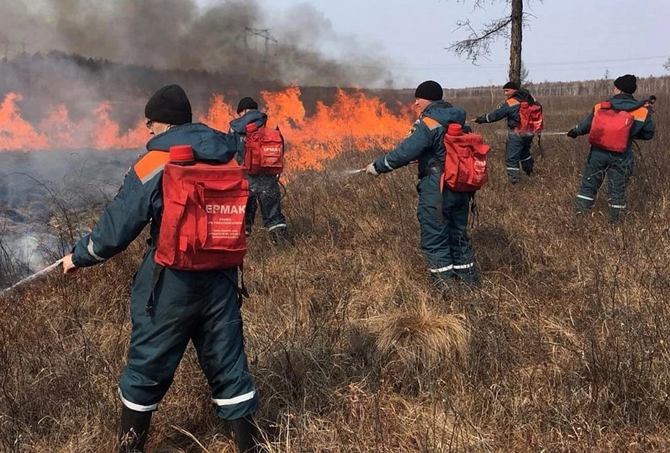 С 28 апреля в Сыктывкаре вводится особый противопожарный режим. Фото: Коми лесопожарный центр.