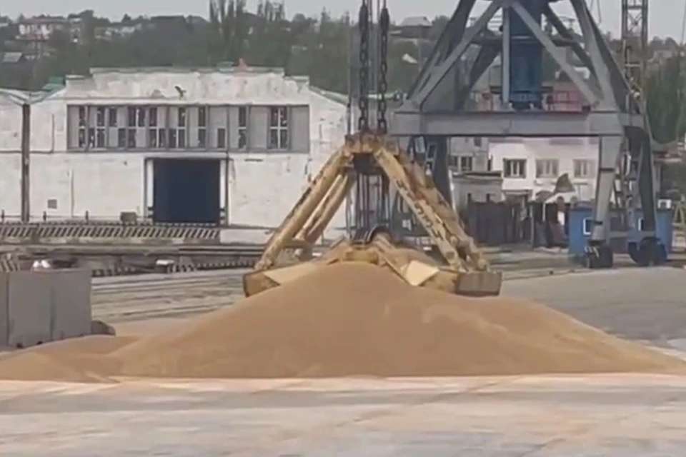 В Мариупольском порту отгрузили новую партию пшеницы объемом 7600 тонн. Фото: Минтранс ДНР