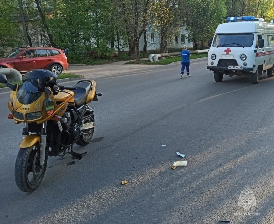 Мотоциклист пострадал в ДТП на Грабцевском шоссе