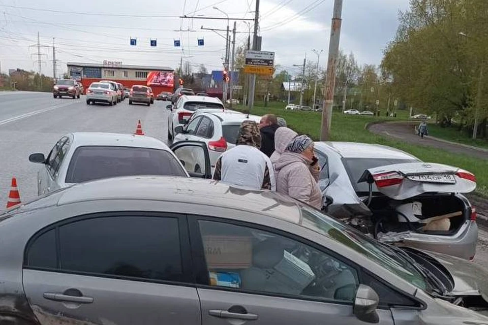 О пострадавших не сообщается. Фото: 1-й отдел УГИБДД по Удмуртии