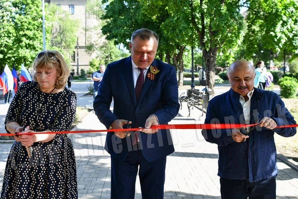 В Ворошиловском районе Донецка открыли скейтпарк. Фото: ТГ/Кулемзин