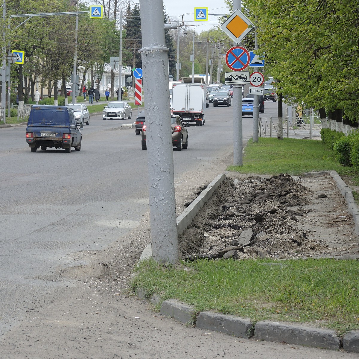 Во Владимире ликвидируют парковочные карманы на улице Горького - KP.RU