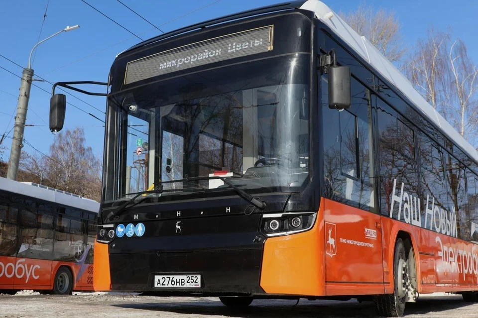 Маршрут электробусов Э-22 будет продлен с 16 мая. Фото: пресс-служба правительства Нижегородской области.