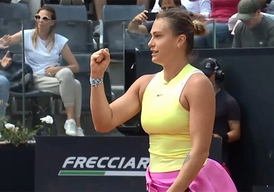 Соболенко вышла в полуфинал в Риме. Фото: кадр видео