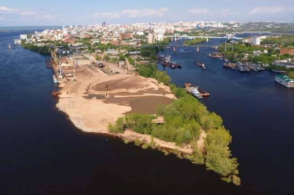 Смотровая площадка станет частью многоуровневой набережной. / Фото: министерство строительства Самарской области