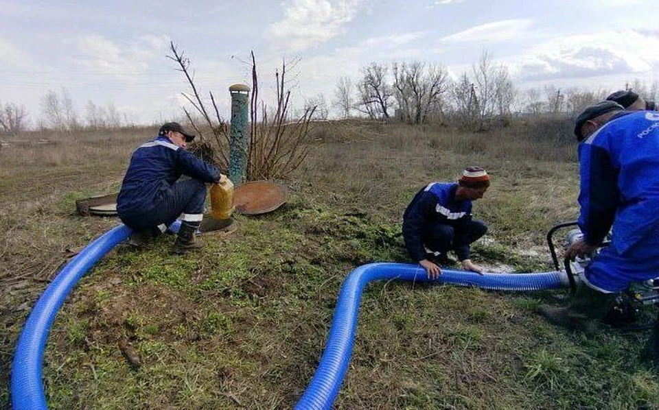 Работы продолжатся до полного восстановления систем водоснабжения и водоотведения в городе