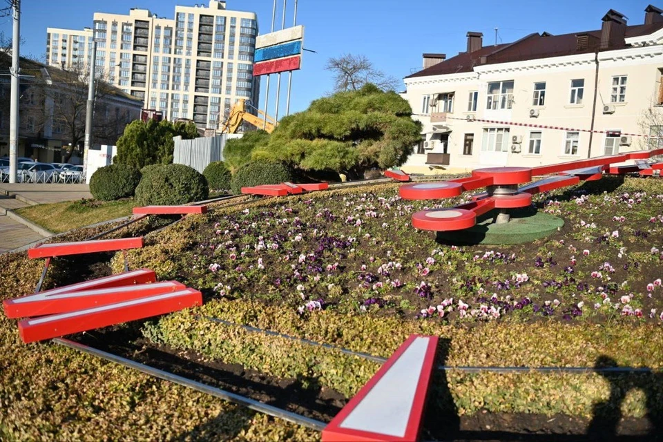 В сквере за Цветочными часами в Краснодаре нашли аварийные деревья Фото: t.me/zhkhkrasnodar
