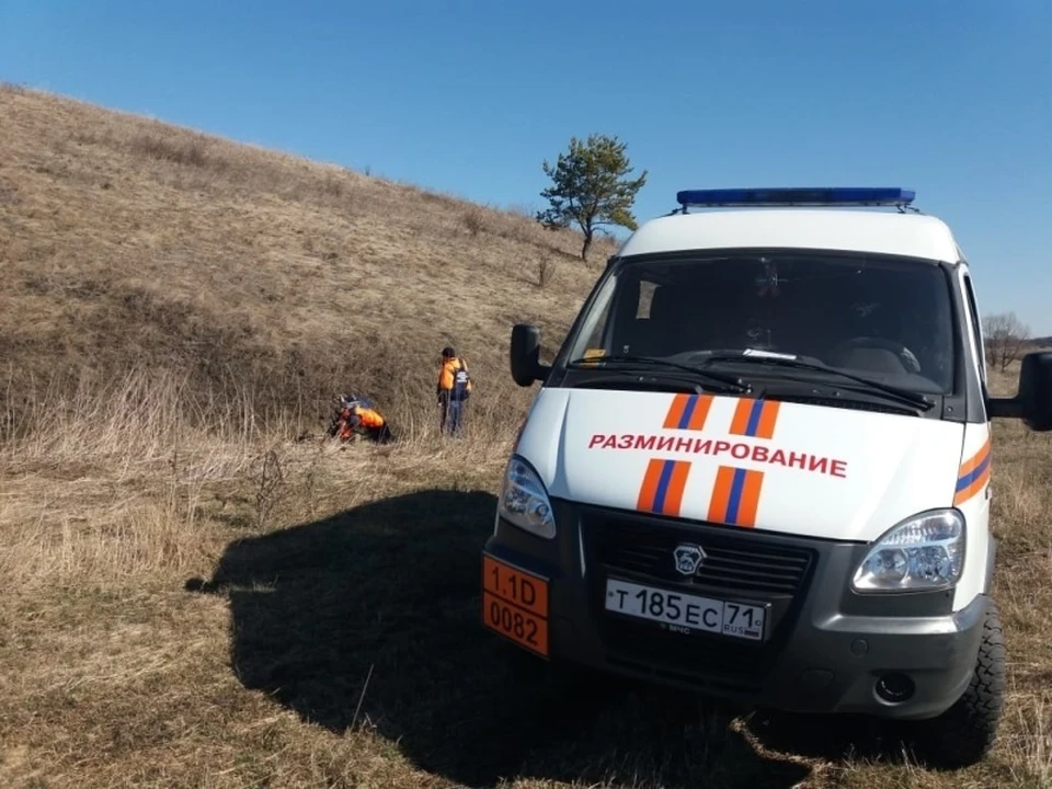 В Чернском районе обезвредили множество боеприпасов времен Великой Отечественной войны