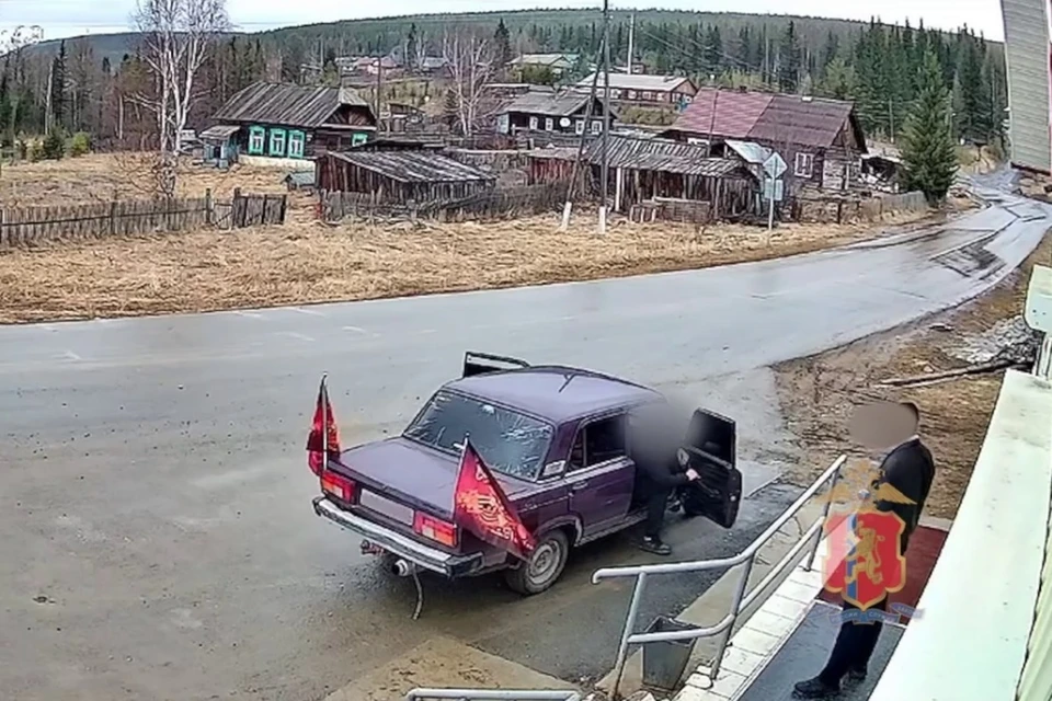Фото: стоп-кадр видео МВД по КРасноярскому краю