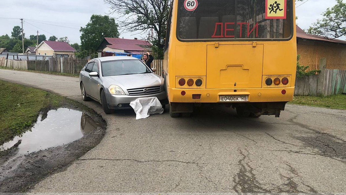 Дети попали в ДТП, пока ехали на экзамен в Приморье - KP.RU